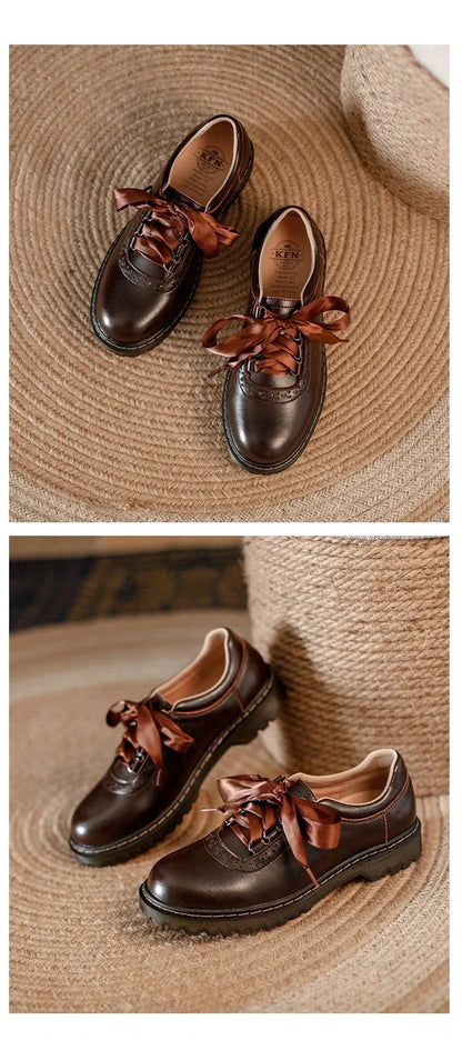 | 100% Leather Oxford Shoes