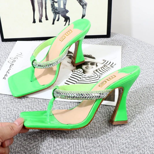 Thin High Heel Plus Size Sandals for Summer Foreign Style