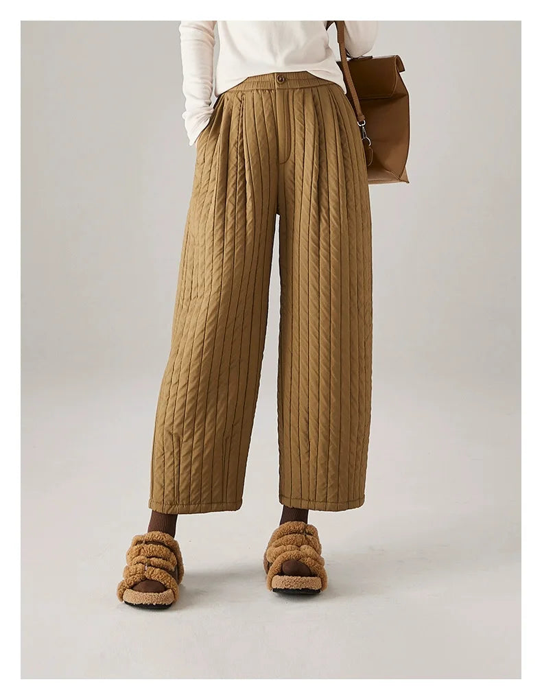 | Cotton Wide-Leg Pants