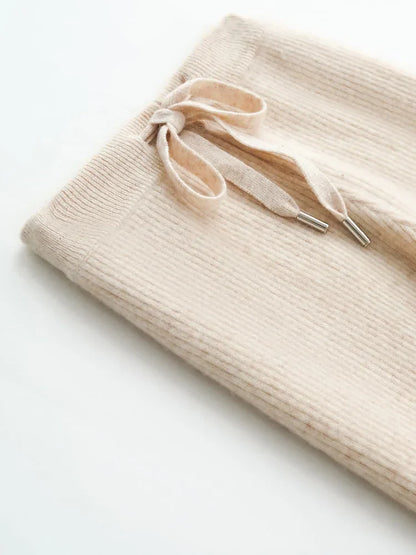| Wool Knitted Wide Leg Pants