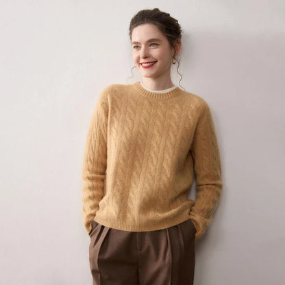 | Cable Cashmere Sweater