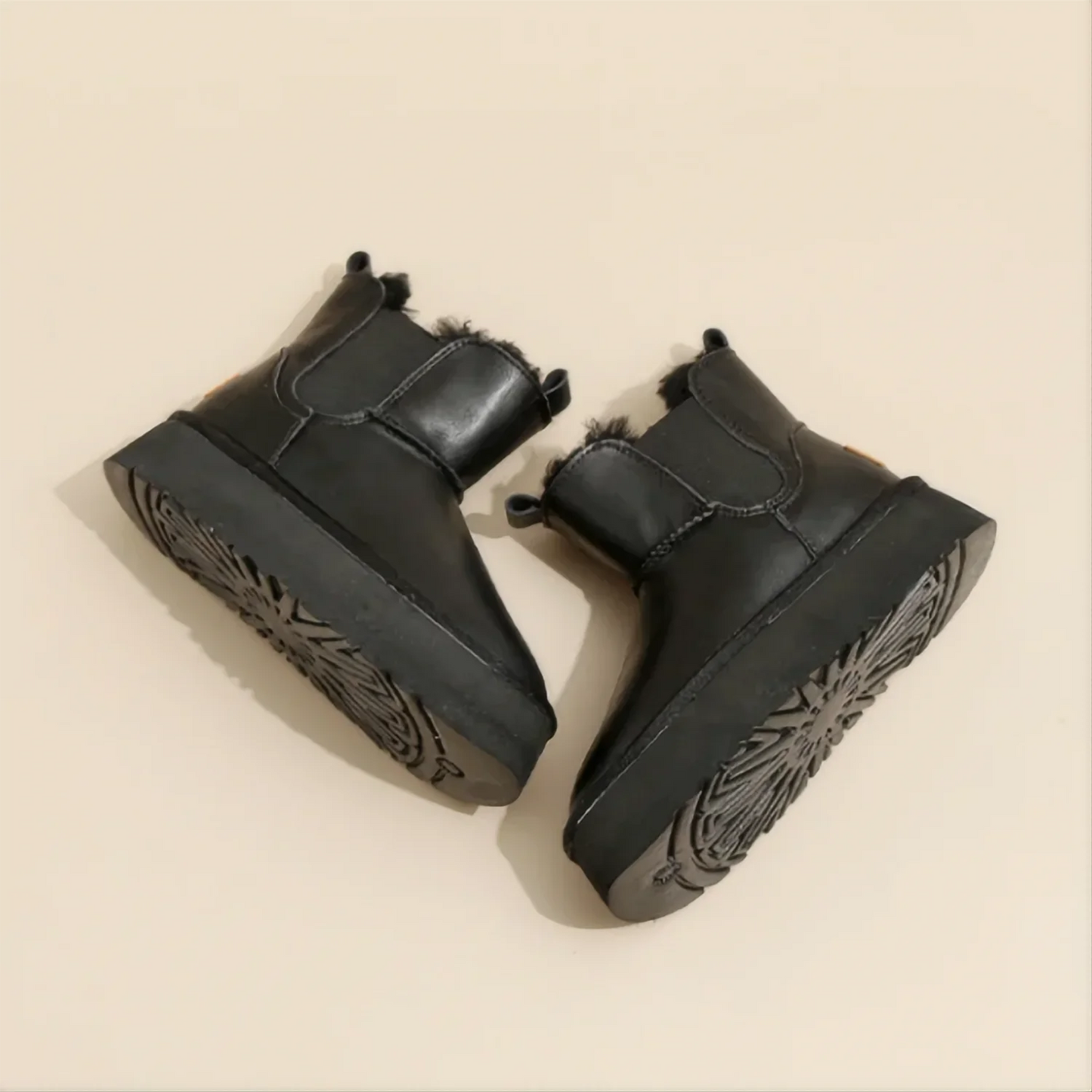 | Leather Fur Boots