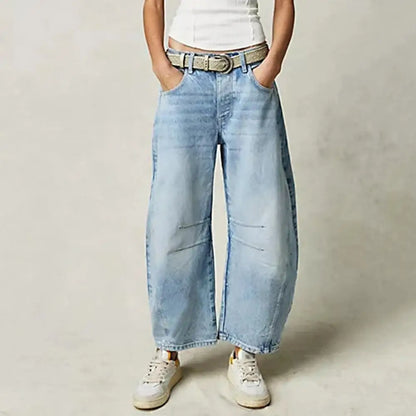 | Barrel-Leg Denim