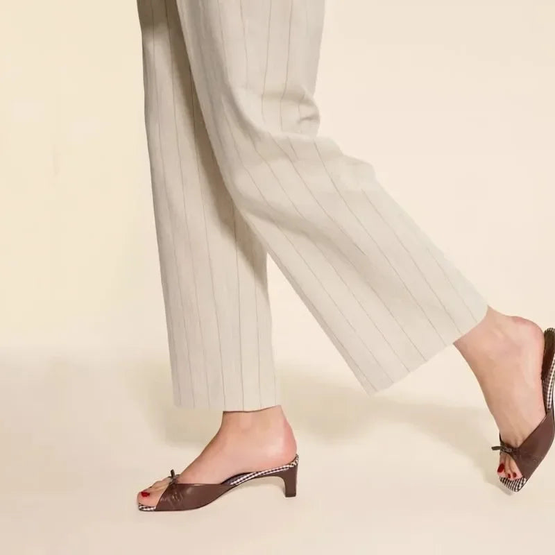 | Check-In Heel Mules