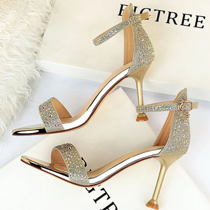 Sparkle Sequins Stiletto Heels Women Pumps - 10 cm Sexy High Heels