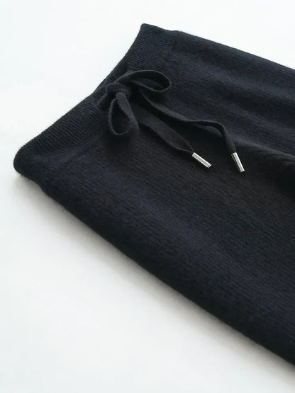 | Wool Knitted Wide Leg Pants