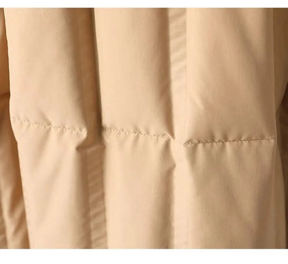 | Wool-Collar Down Coat