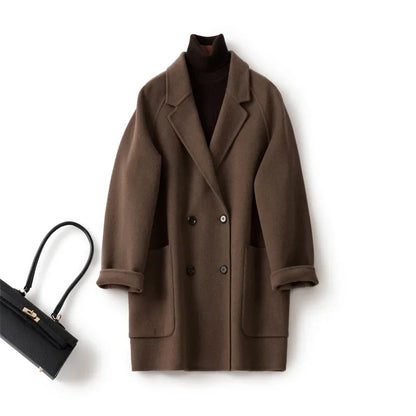 | Wool Herringbone Coat