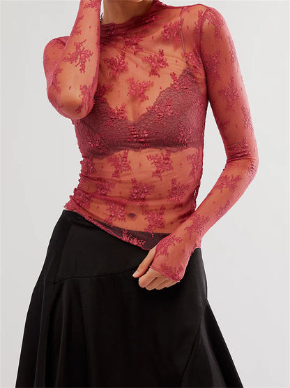 | Lace Transparent Top