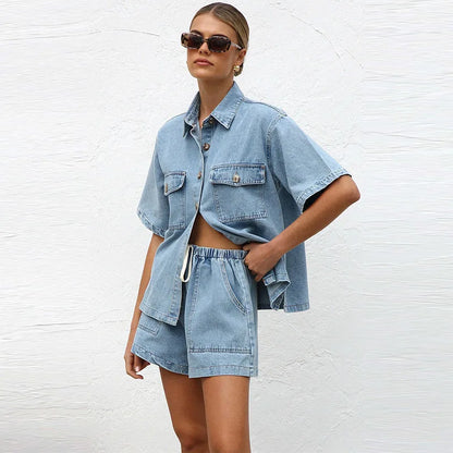 | Denim 2-Piece Set