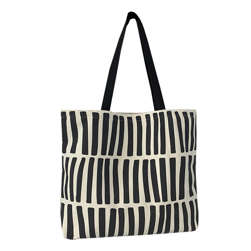 Black and White Canvas Totes