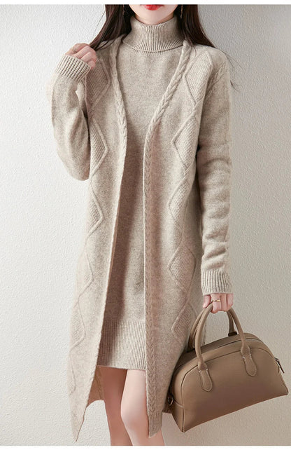 | Cable-Knit Cardigan