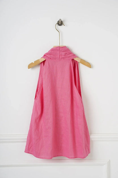 | Drape Linen Vest