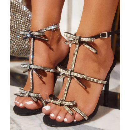 Peep Toe Buckle Strap Sandals for Women