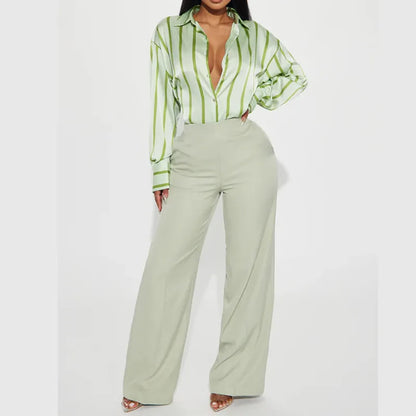 | Satin Stripe Shirt