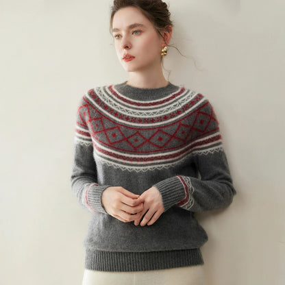 | Alpine Jacquard Cashmere Knit