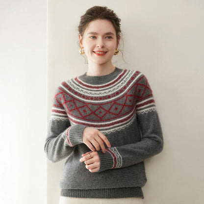 | Alpine Jacquard Cashmere Knit