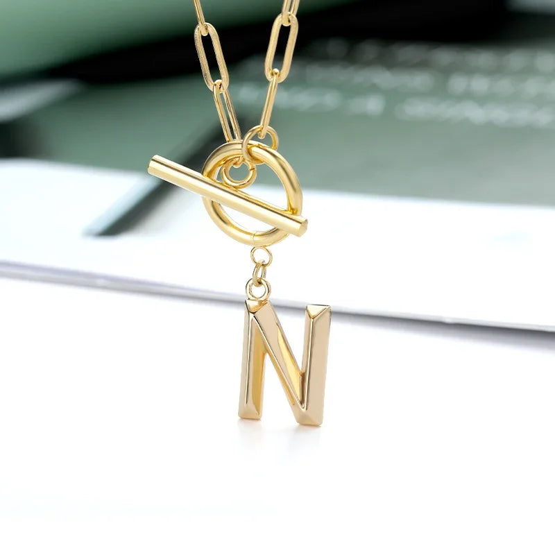 The Initial Toggle Necklace