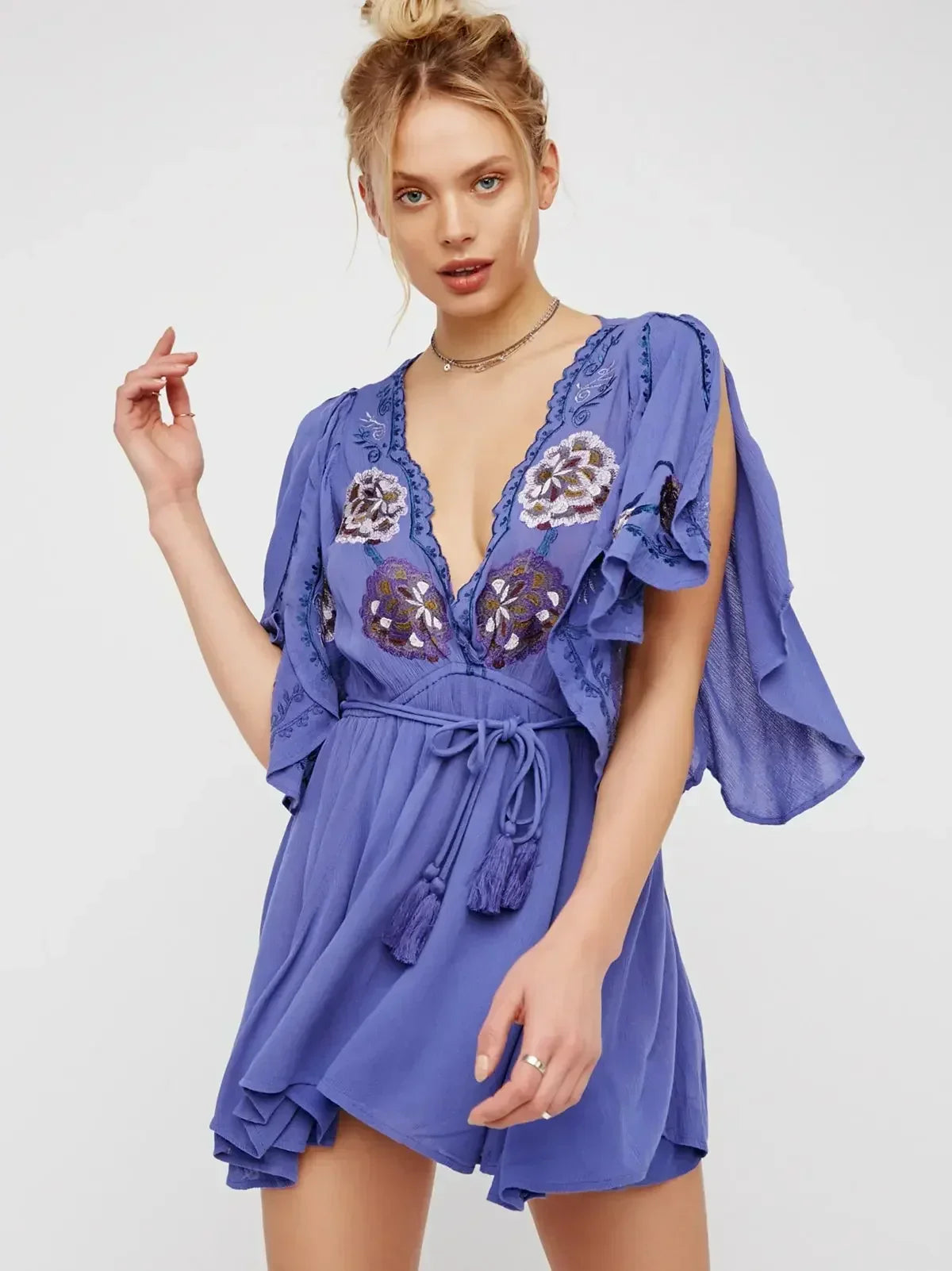 | Mini Dress in Flame Color