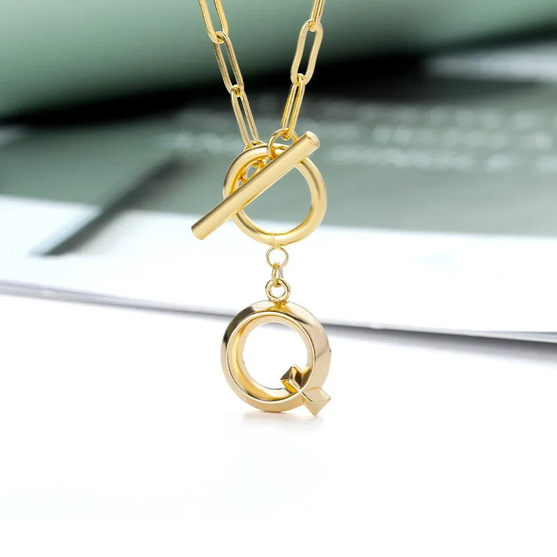 The Initial Toggle Necklace