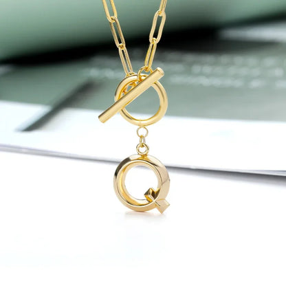 The Initial Toggle Necklace