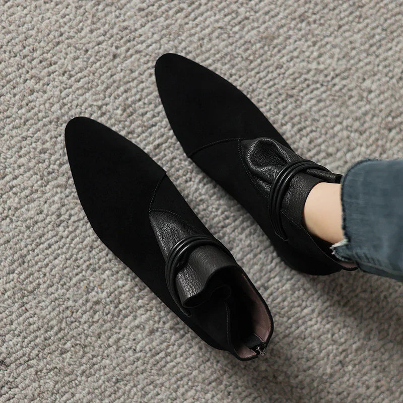 | Italian Crest Suede Boots