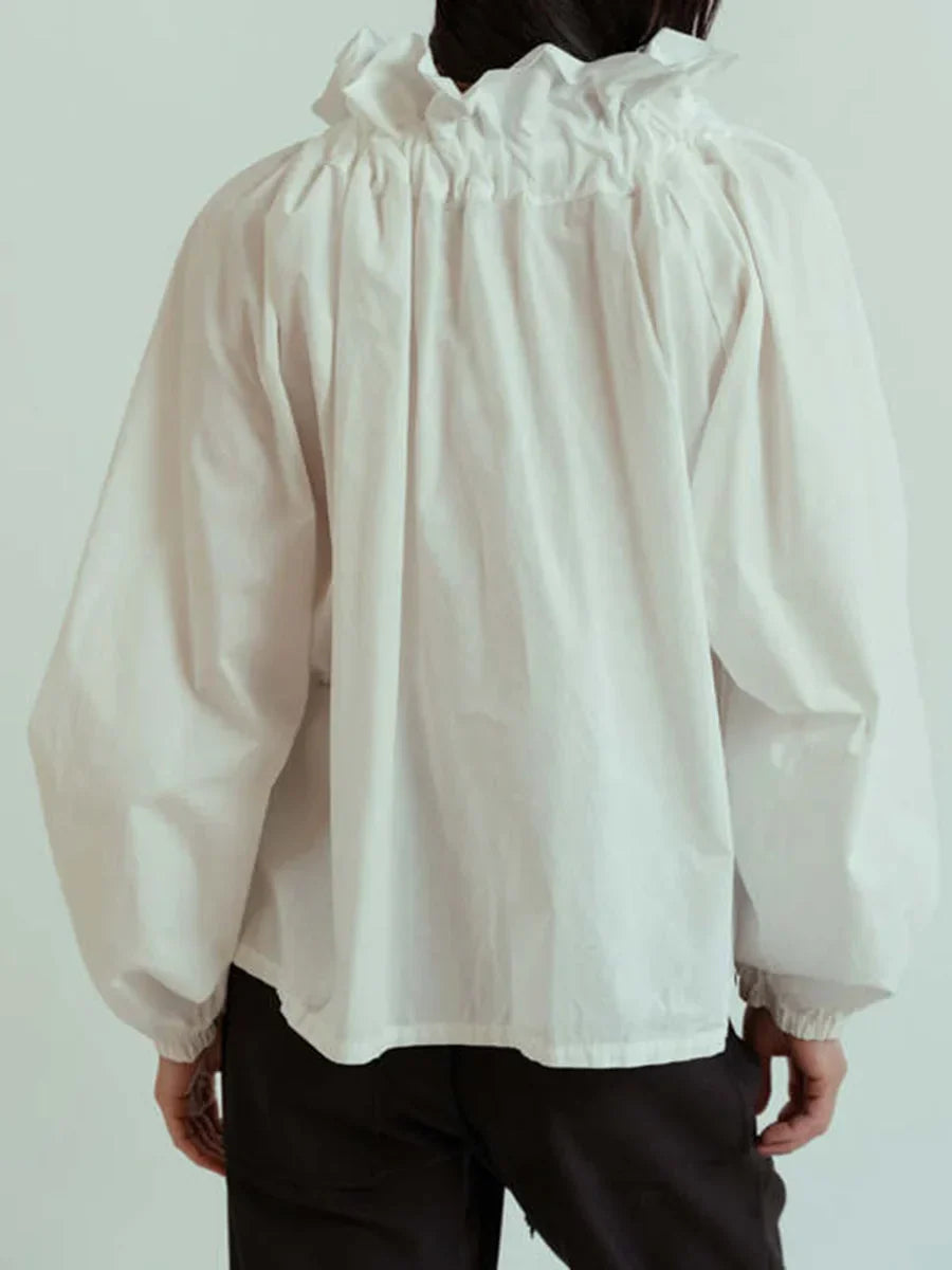 | Puffed Cotton Blouse
