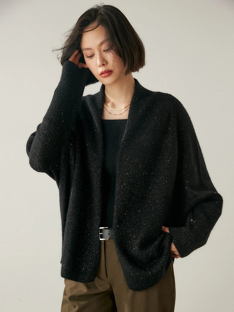 | Cashmere Shawl Sweater