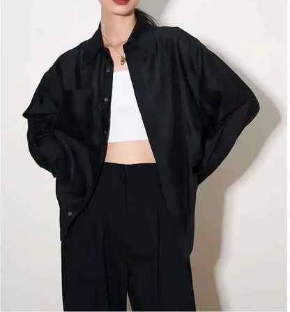 | Silk Poplin Blouse