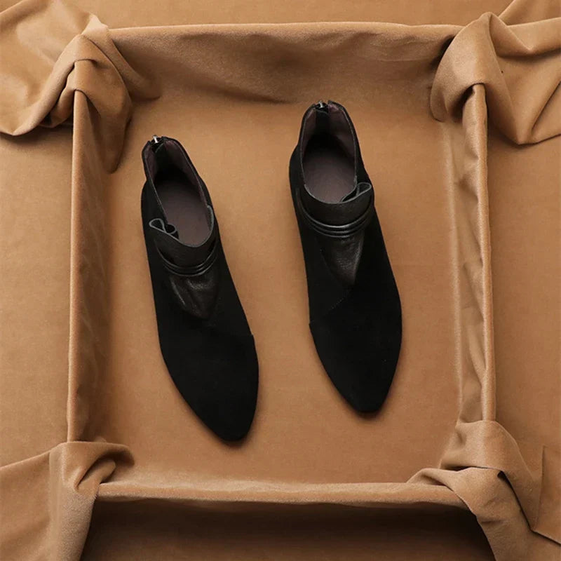 | Italian Crest Suede Boots