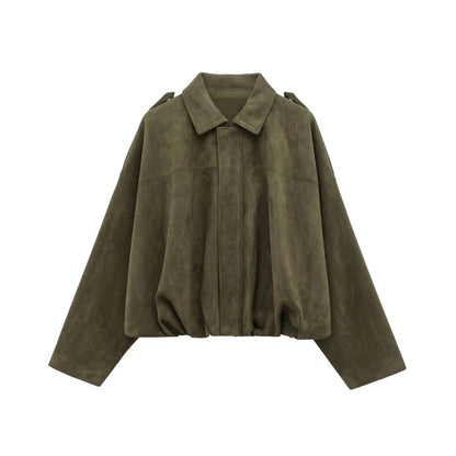 | Women's Suede Bomber