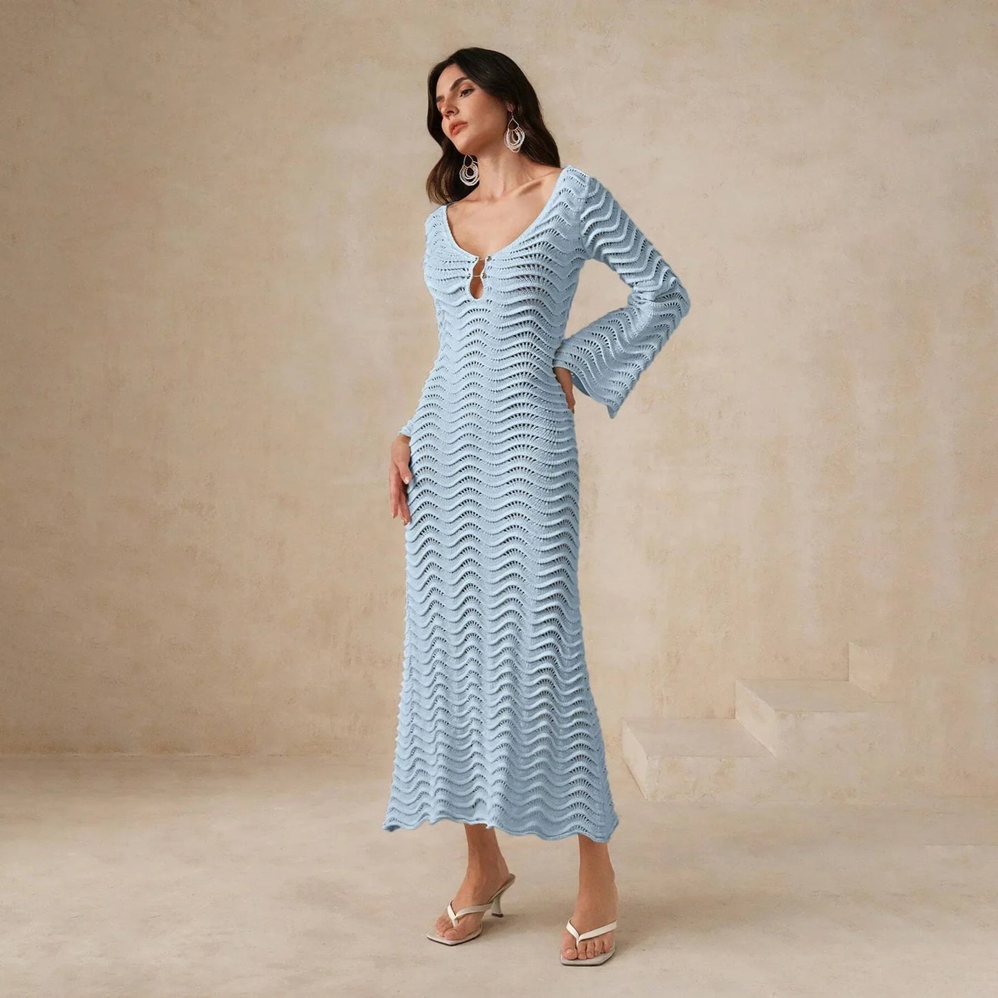 | Open-Knit Dress