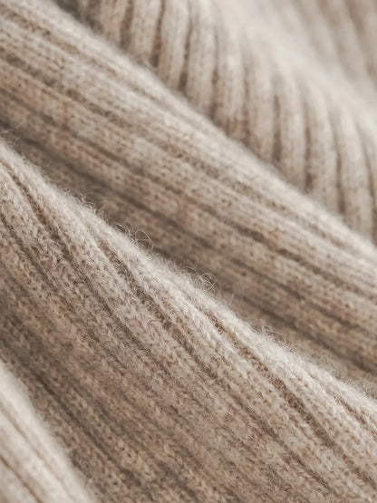 | Wool Knitted Wide Leg Pants