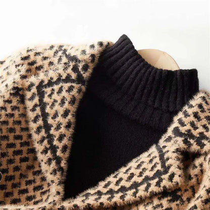 | Houndstooth Knit Jacket