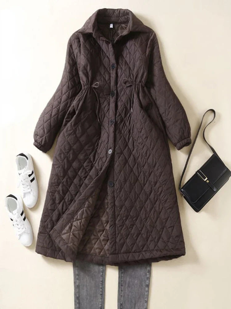 | Quilted Long Coat