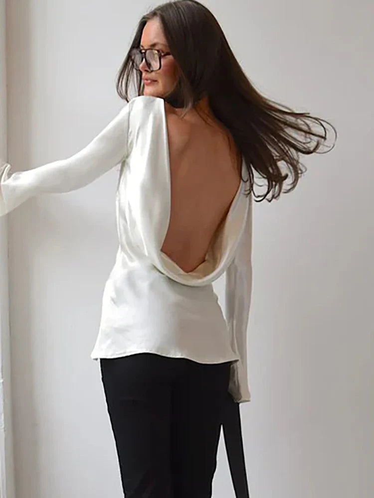 Clarisse Satin Top