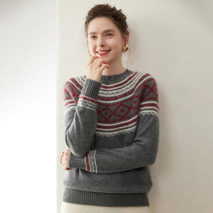 | Alpine Jacquard Cashmere Knit