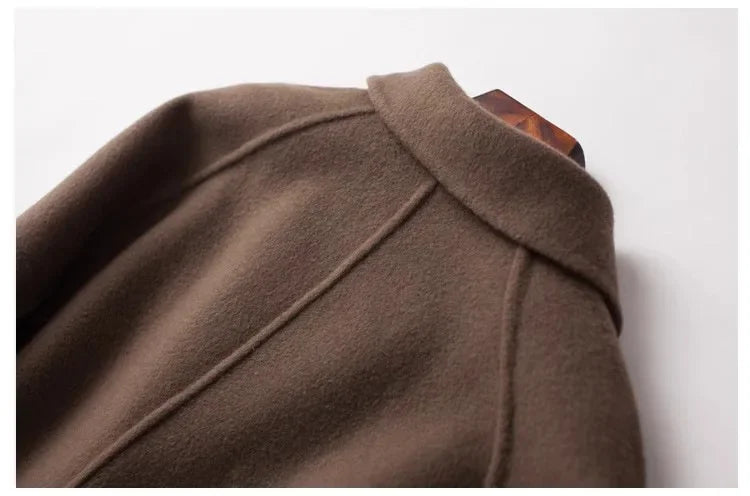 | Wool Herringbone Coat