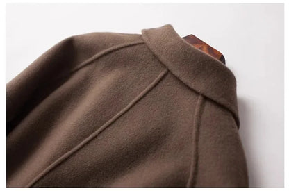 | Wool Herringbone Coat
