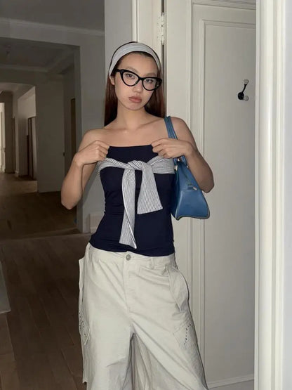 Shirt Tie Top