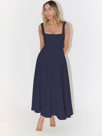 | Sculpted Waist Midi Sundress