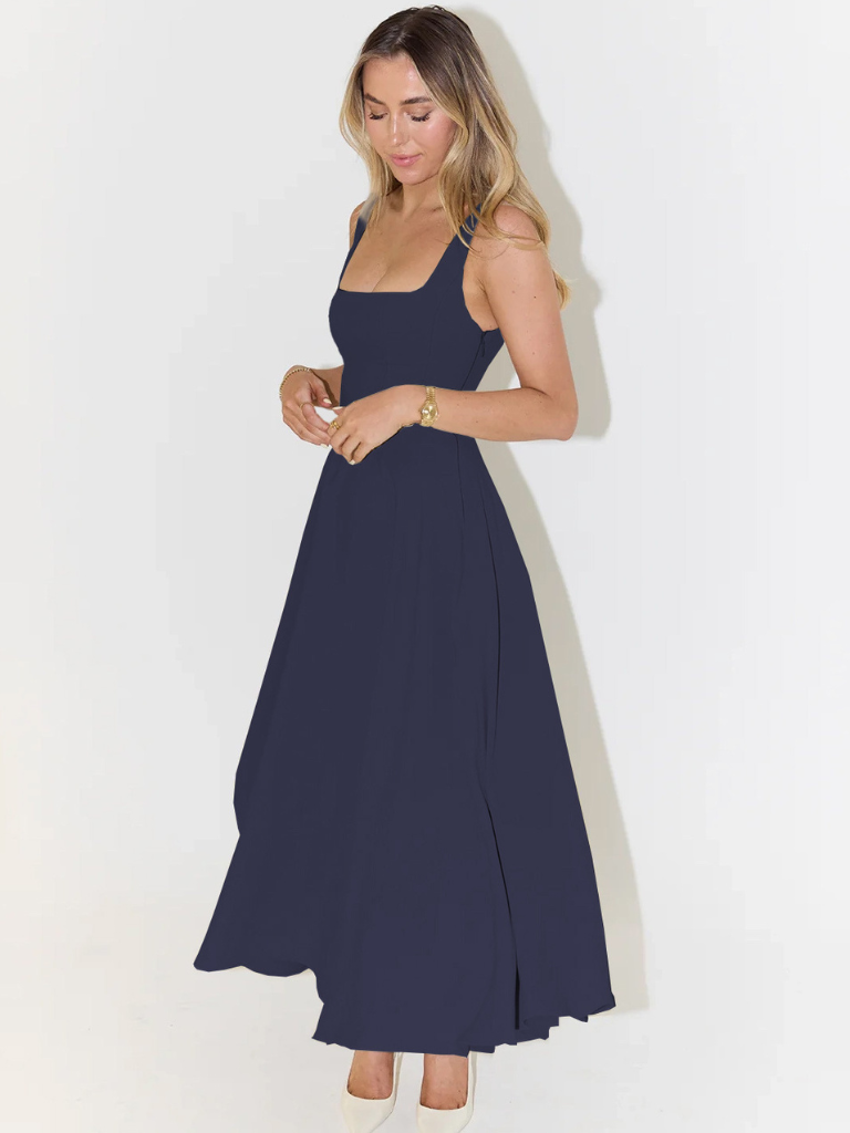 | Sculpted Waist Midi Sundress