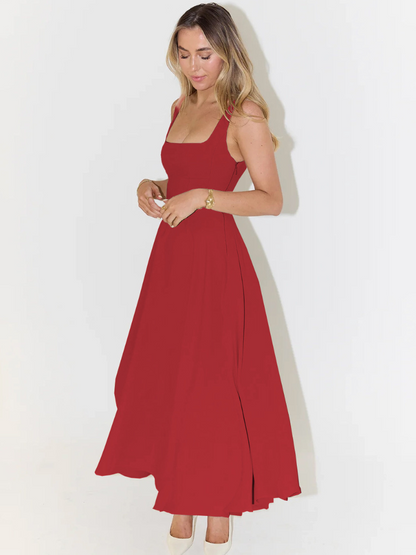 | Sculpted Waist Midi Sundress