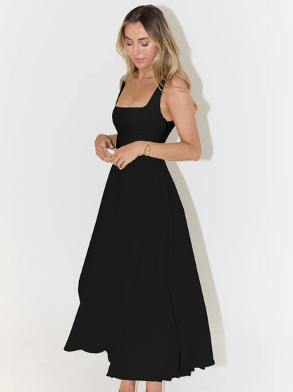 | Sculpted Waist Midi Sundress