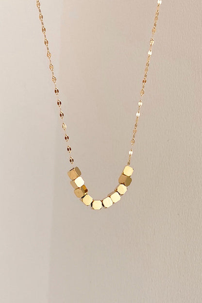 Small Square Minimalist Necklace