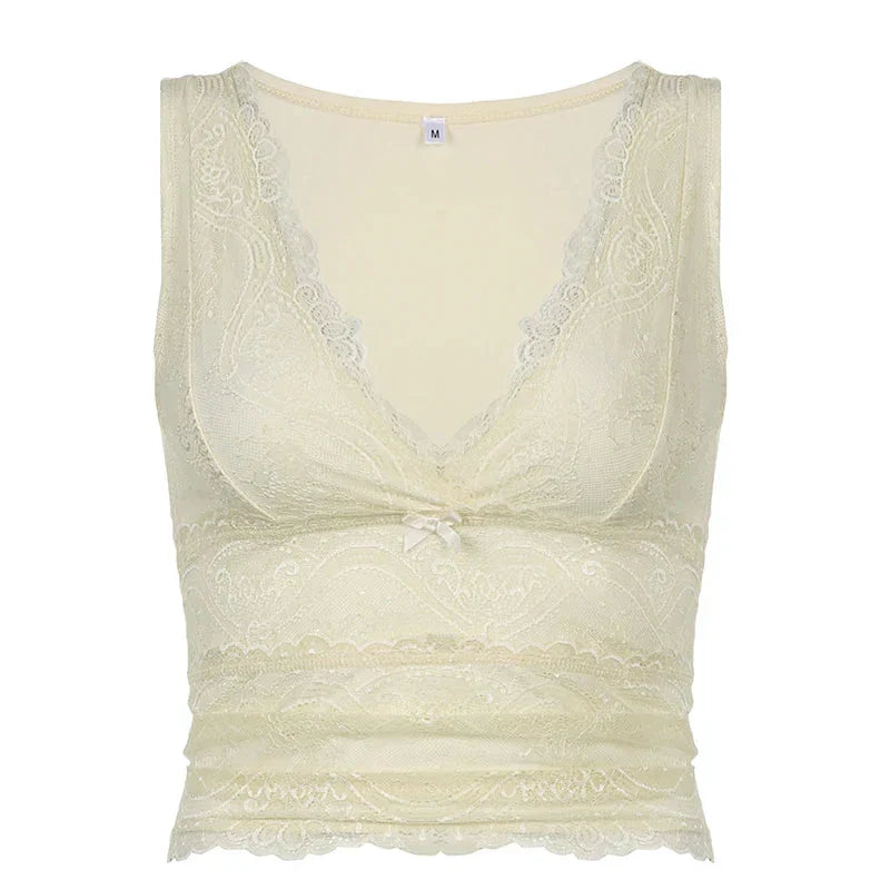Soft Girl Lemonade Lace Top