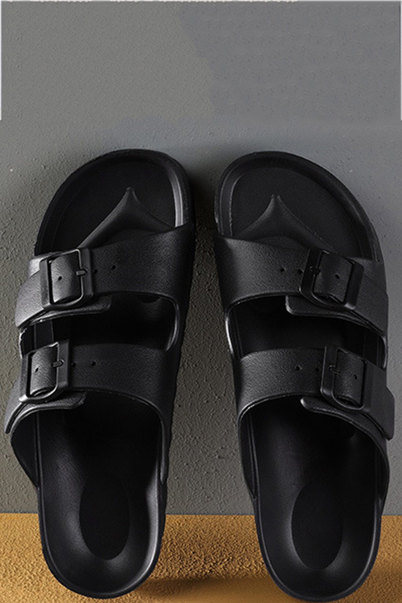 Solid Buckle EVA Sandals