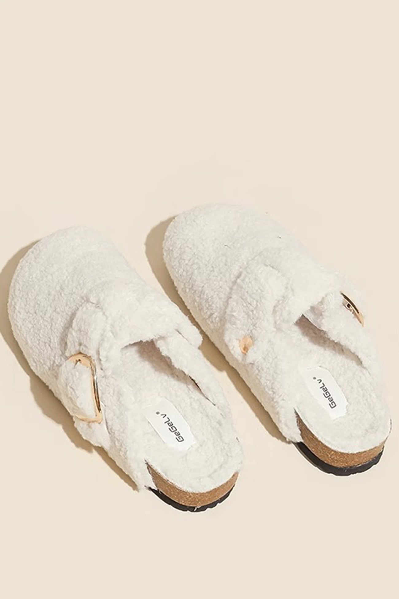 Solid Plush Slip-on Flats
