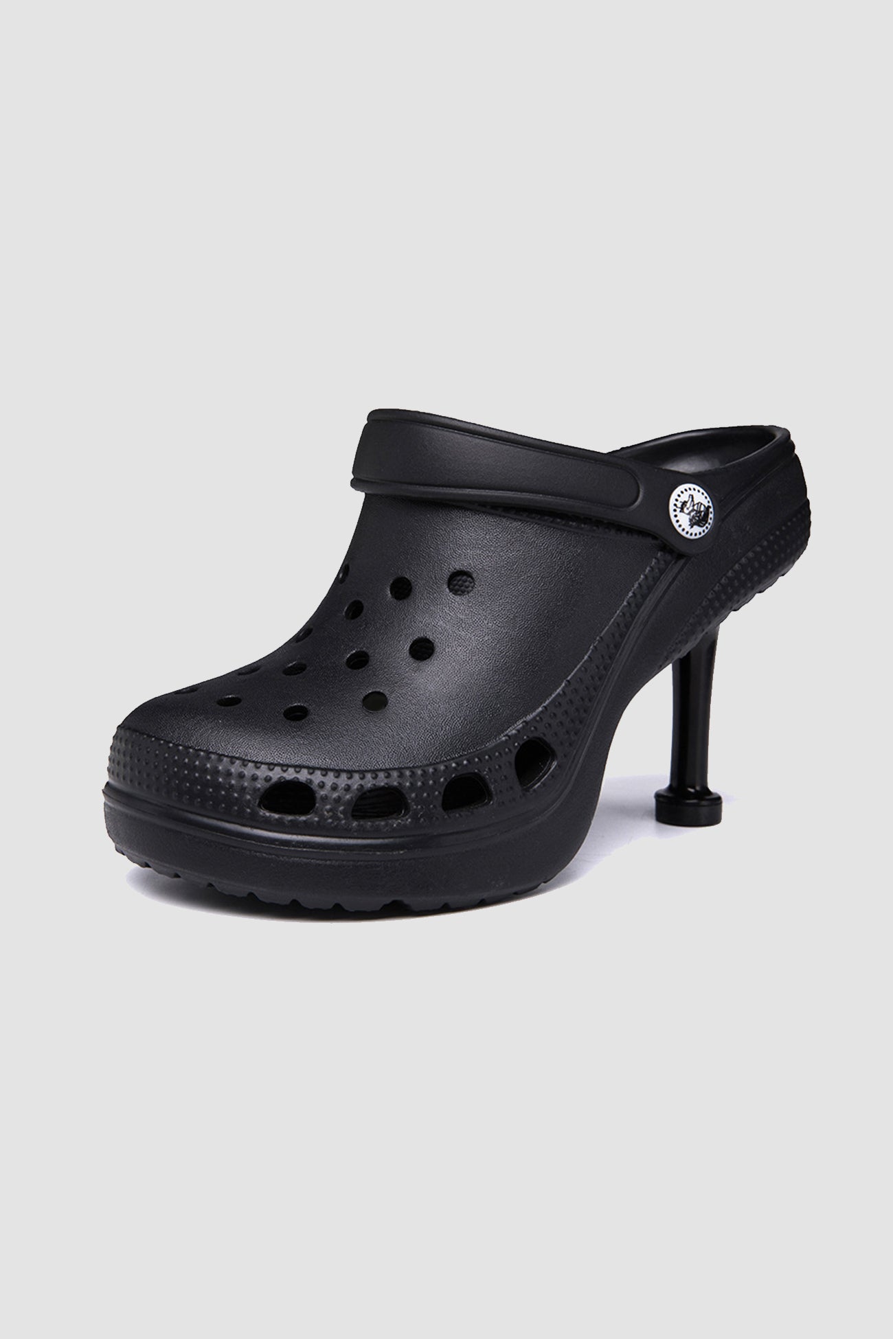 Solid Color High Heel Clog