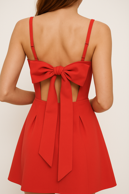 Mini Dress | Square Neck | A-line Silhouette | Summer